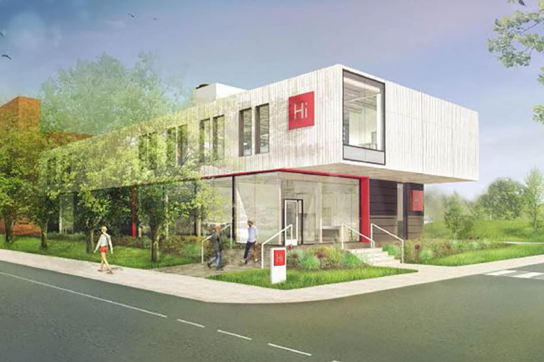 Drawn Rendition of the Pagliuca Life Lab - Street View